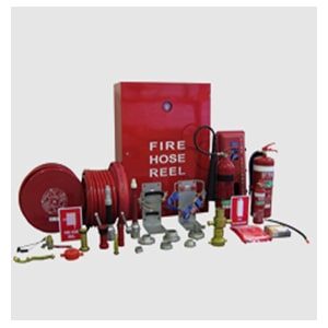 Fire Hose Cabinet With Pipe and Other Accessories